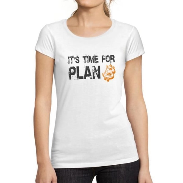 T-shirt dam Det är dags för Plan B Bitcoin Btc Hodl Crypto – Det är dags för Plan B Bitcoin Btc Hodl Crypto – T-shirt Vit