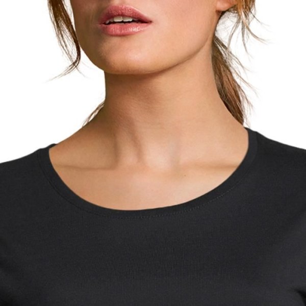 T-shirt för handel i kryptovaluta (Blockchain) för kvinnor – Digital Blockchain Kryptohandlare – Svart vintage T-shirt djup svart