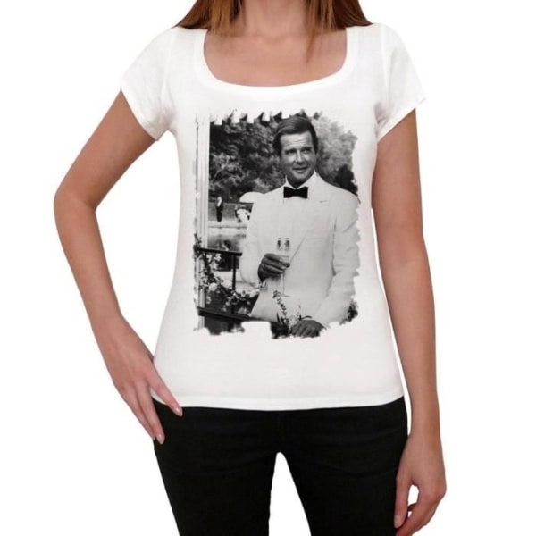 T-shirt dam Roger Moore Vintage T-shirt Vit
