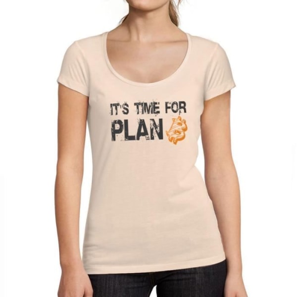 T-shirt dam Det är dags för Plan B Bitcoin Btc Hodl Crypto – Det är dags för Plan B Bitcoin Btc Hodl Crypto – T-shirt Krämig rosa