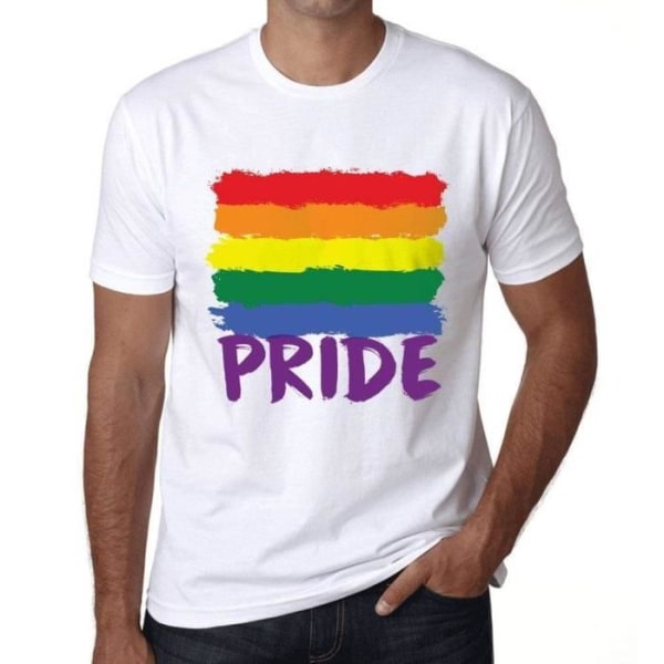 Lgbt Pride T-shirt för män – Lgbt Pride – Vintage T-shirt Vit