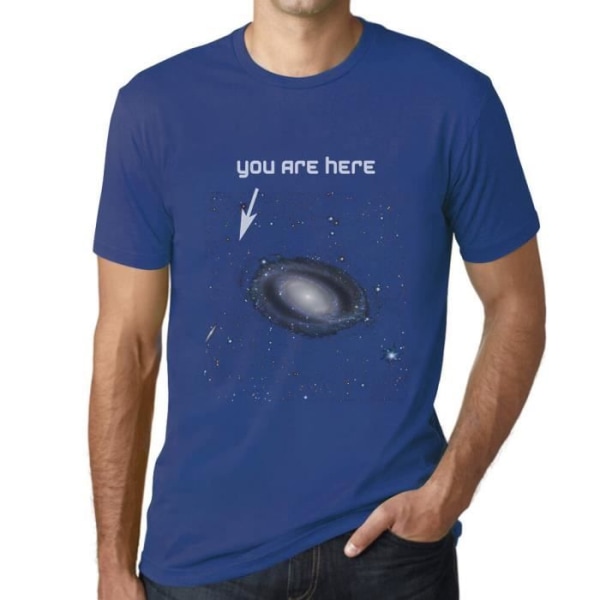 T-shirt herr You Are Here: Universe Galaxy Astronomy – You Are Here Universe Galaxy Astronomy – Vintage T-shirt Kunglig