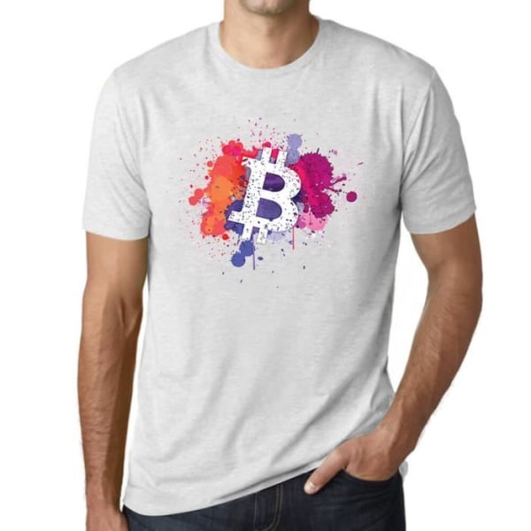 T-shirt herr Bitcoin Art Btc Hodl Crypto Traders T-shirt Vintage White Ljungvit