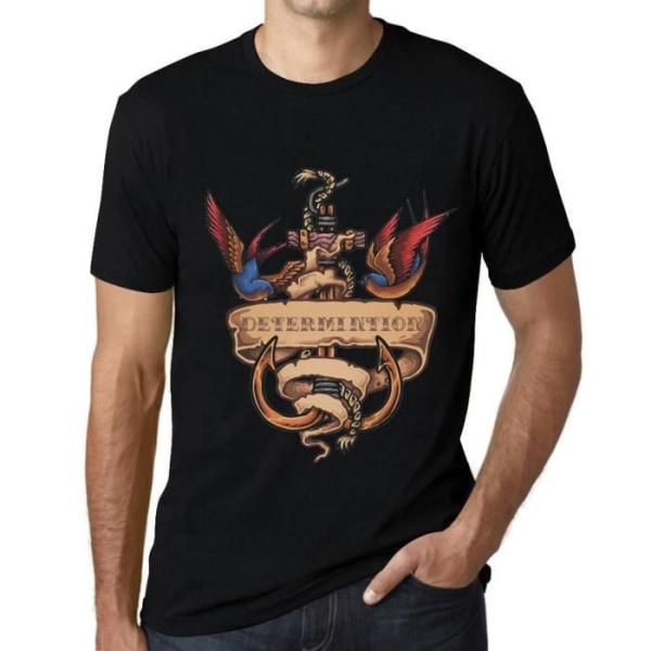 Anchor Tattoo Deermination T-shirt för män – Anchor Tattoo ...