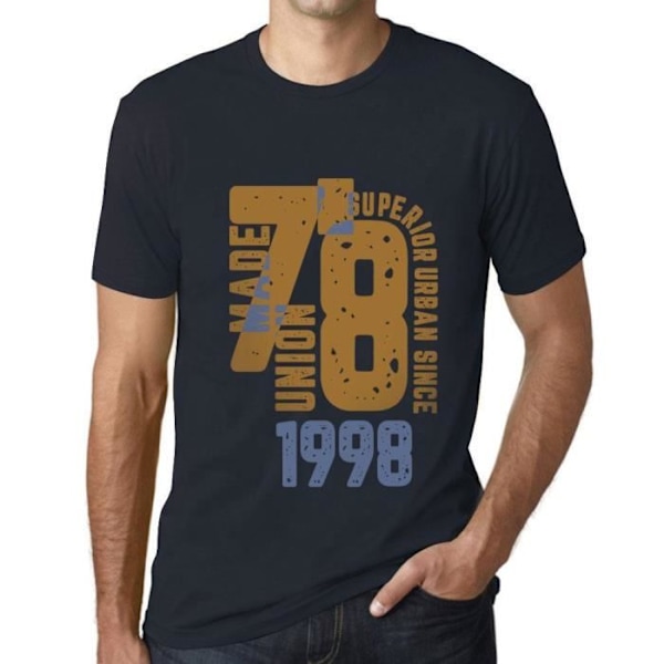 T-shirt herr Överlägsen urban stil sedan 1998 – Överlägsen urban stil sedan 1998 – 25-års 25-årspresent T-shirt Marin jag