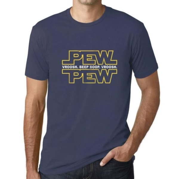 T-shirt för män Pew T-shirt Vintage Denim S