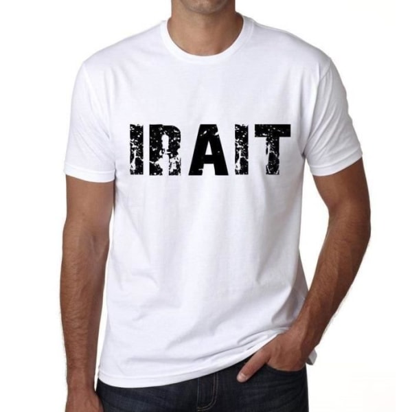 T-shirt för män skulle gå vintage-tröja Vit