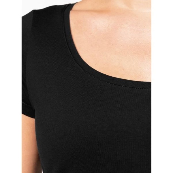 Jesus Kristus Gud T-shirt för kvinnor – Jesus Kristus Gud – Svart vintage T-shirt djup svart