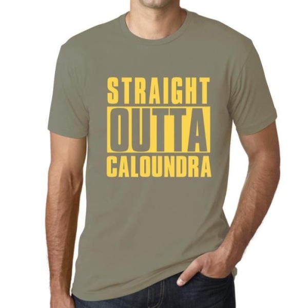 T-shirt herr Straight Outta Caloundra – Straight Outta Caloundra – Vintage T-shirt Kaki