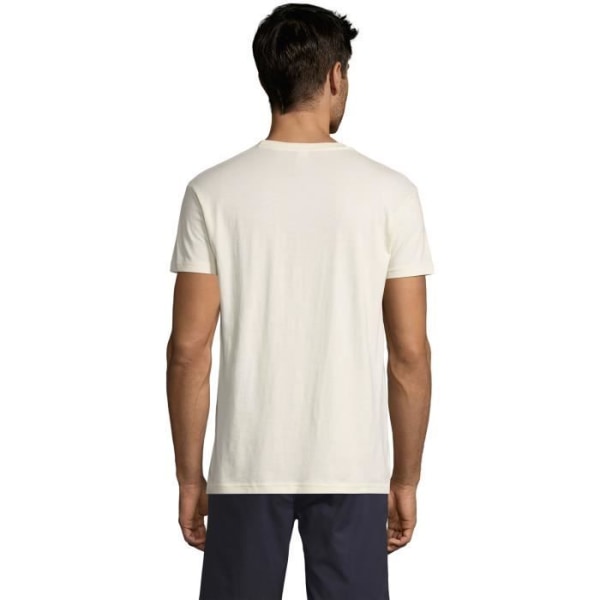 Strong and Superb Wolf T-shirt herr – Strong Wolf And Superb – Vintage T-shirt Naturlig XL