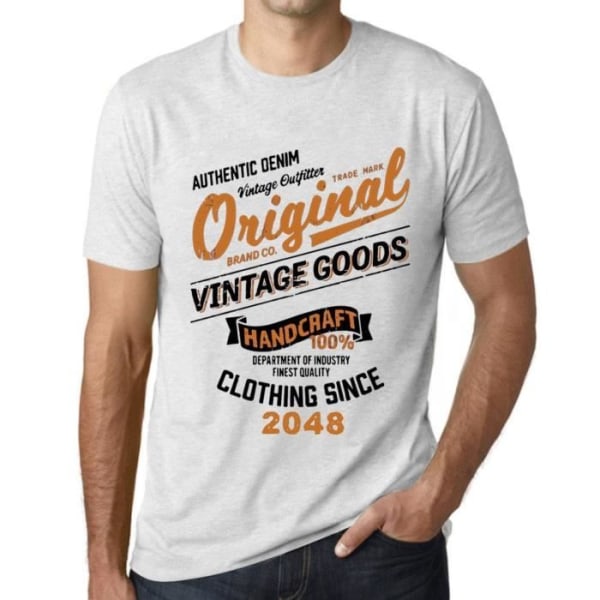 T-shirt herr Original vintage kläder sedan 2048 – Original vintage kläder sedan 2048 – Vintage vit T-shirt Ljungvit