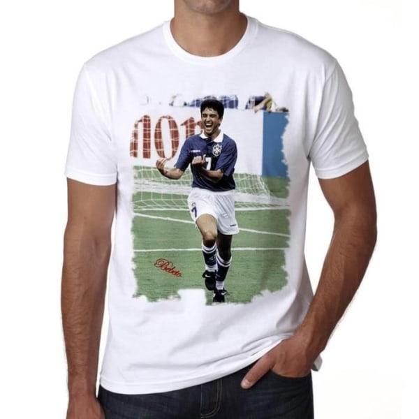 T-shirt - ULTRABASIC - Bebeto - 100% Bomull - Korta Ärmar - Bekväm och Ekologisk Vit jag