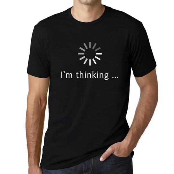 T-shirt herr I'm Thinking Sports Funny – I'm Thinking Sports Funny – Vintage svart T-shirt djup svart