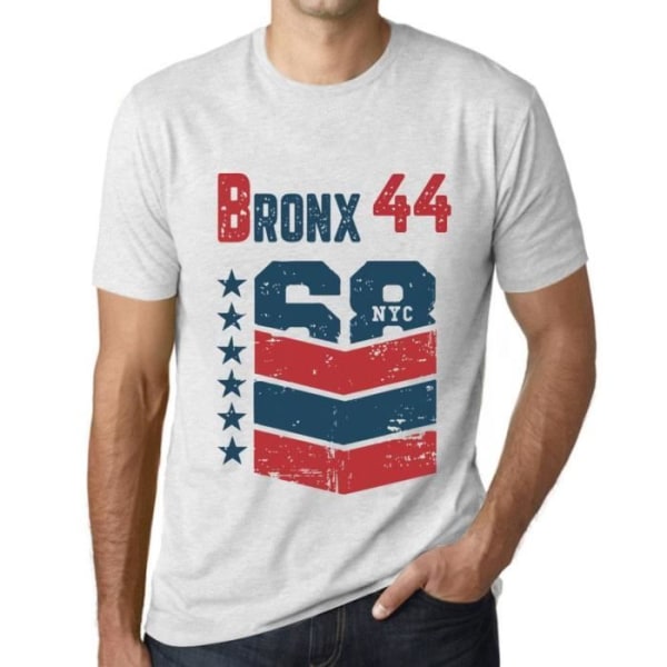 T-shirt herr Bronx 44 Vintage T-shirt Vit Ljungvit