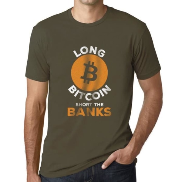T-shirt herr Bitcoin Short The Bankers Btc Hodl Crypto Traders Vintage T-shirt Armé