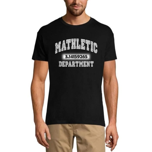 Mathletic Department T-shirt för män: Mathematics Lover – Mathletic Department Math Lover – Vintage svart T-shirt djup svart