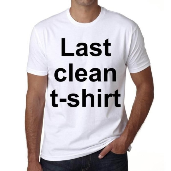 T-shirt herr Last Clean T-shirt – Last Clean T-shirt – Vintage T-shirt Vit jag