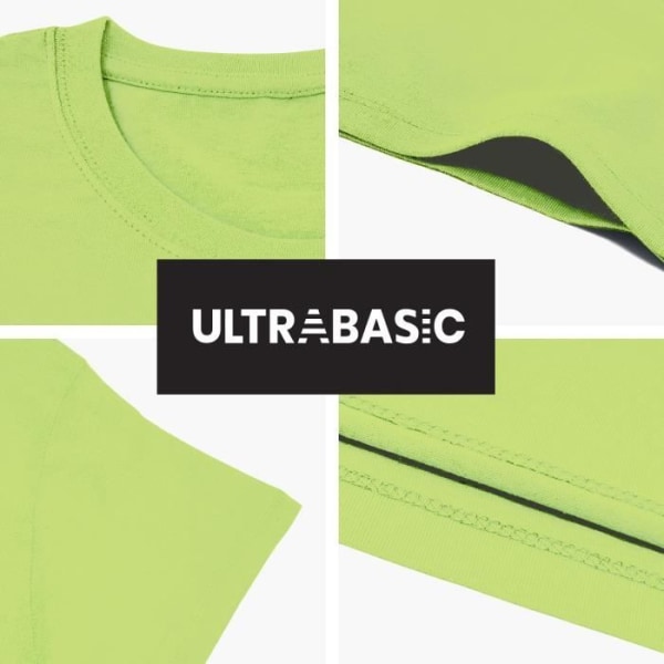T-shirt - ULTRABASIC - J'Peux Pas J'Ai Apéro - 100% Bomull - Kortärmad - Grön Äpple Grönt äpple XXXL