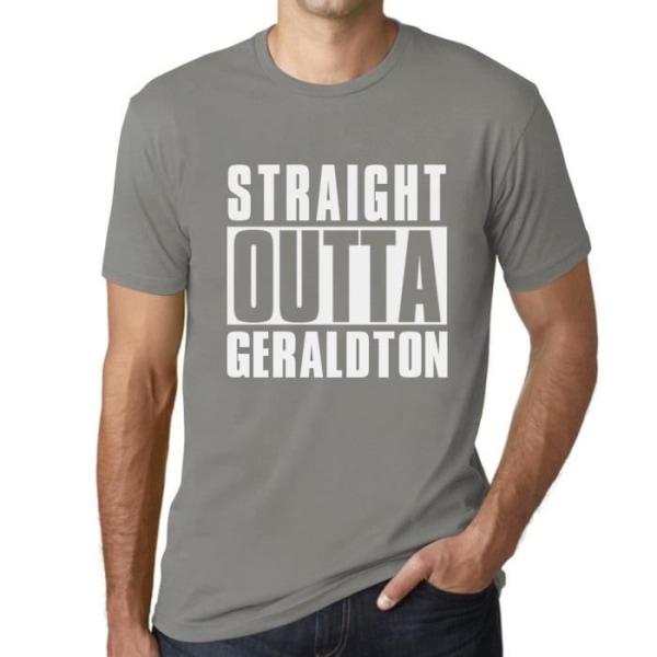 T-shirt herr Straight Outta Geraldton – Straight Outta Geraldton – Vintage T-shirt Zink