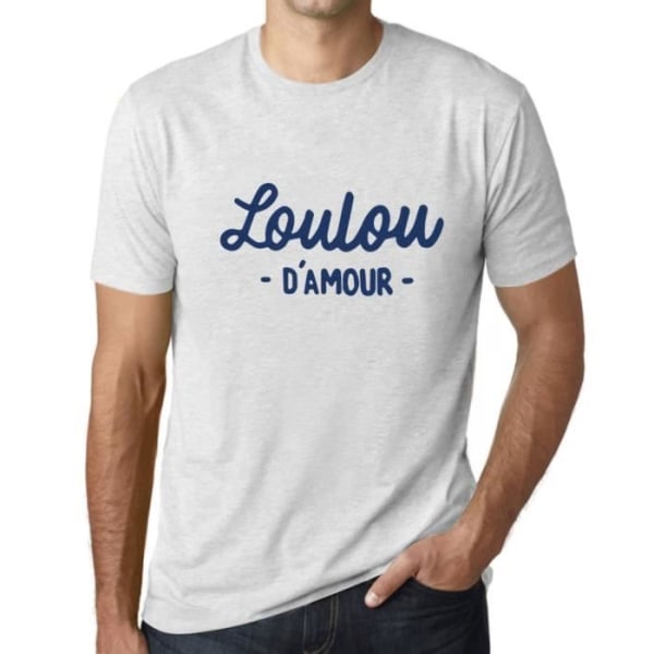 T-shirt herr Loulou D'Amour Vintage T-shirt Vit Ljungvit
