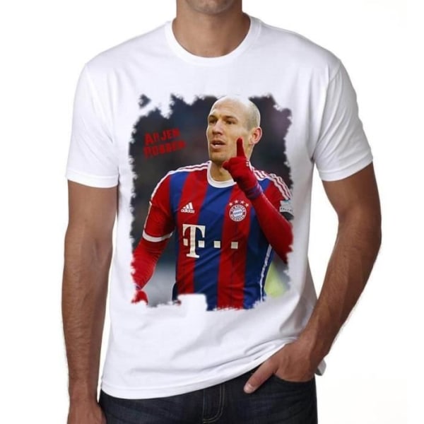 T-shirt herr Arjen Robben Vintage T-shirt Vit