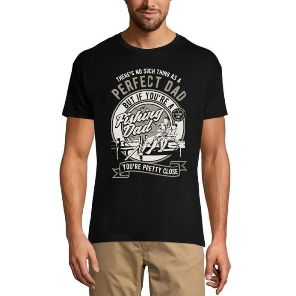 T-shirt herr Det finns ingen perfekt pappa men om du är en syndare – inget sådant som en perfekt pappa men om du är en djup svart XXXXL