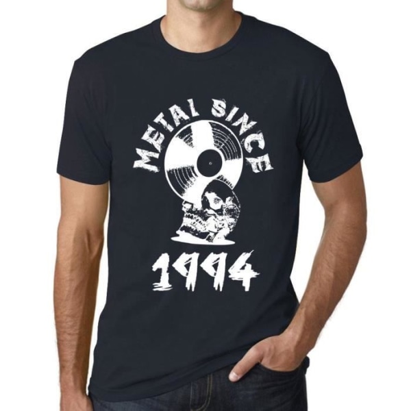 T-shirt herr metall sedan 1994 – metall sedan 1994 – 29 år t-shirt present 29-årsdag Vintage år 1994 Marin