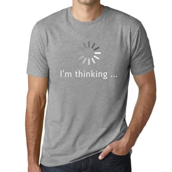 T-shirt herr I'm Thinking Sports Funny – I'm Thinking Sports Funny – Vintage grå T-shirt Ljunggrå XXXXL