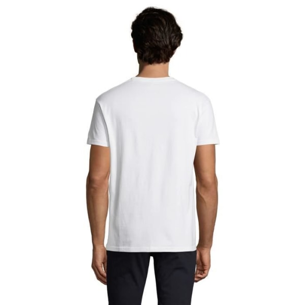 Strong Wolf And Flawless T-shirt för män – Strong Wolf And Flawless – Vintage T-shirt Vit