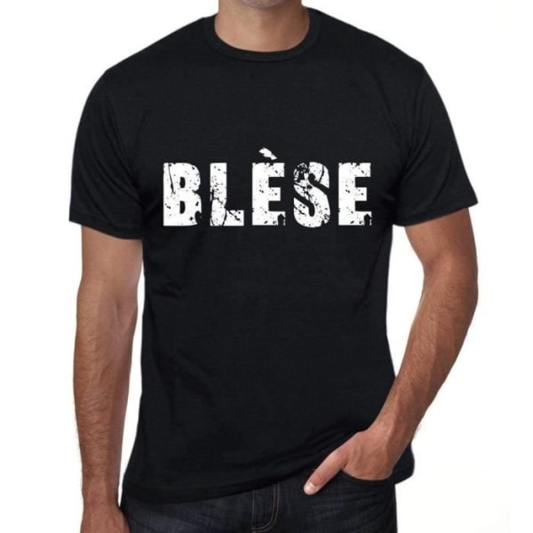 Herr T-shirt Blèse T-shirt Vintage Svart djup svart