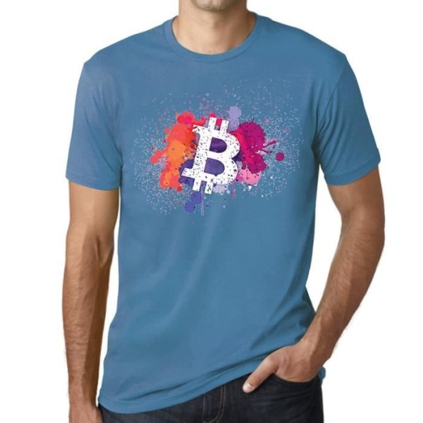 T-shirt herr Bitcoin Art Btc Hodl Crypto Traders Vintage T-shirt Aqua