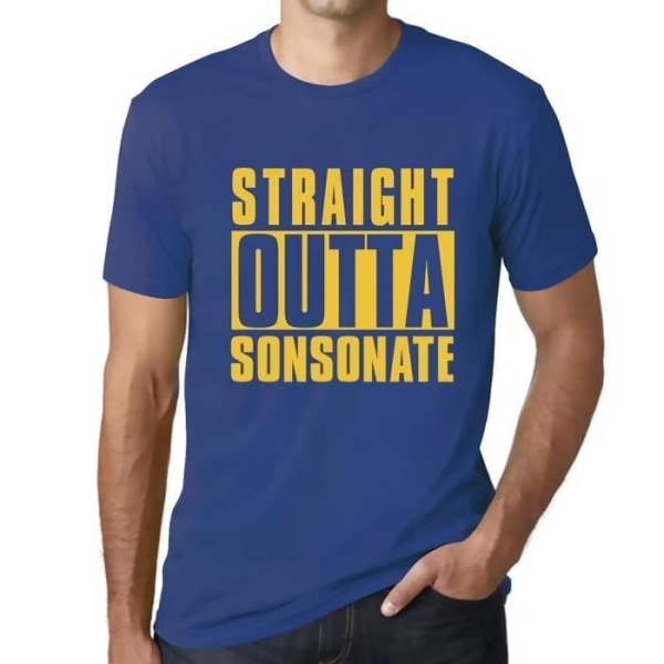 T-shirt herr Straight Outta Sonsonate – Straight Outta Sonsonate – Vintage T-shirt Kunglig