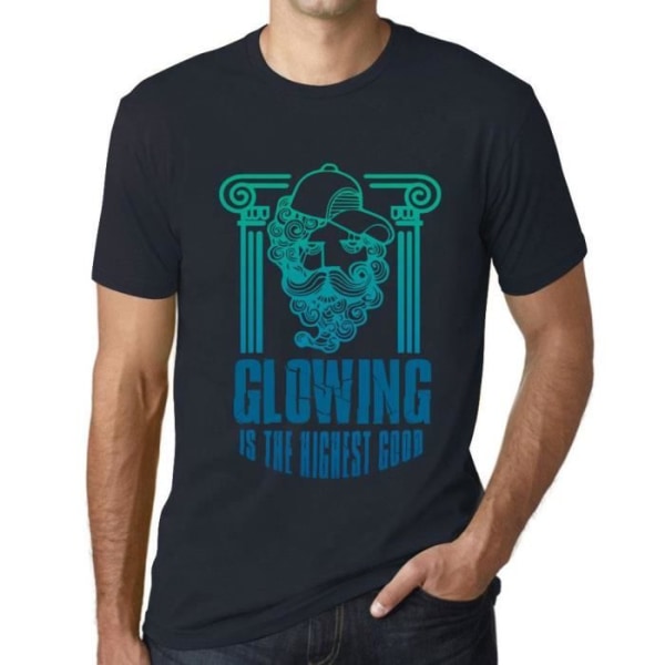 T-shirt för män Glödande är det högsta bra – Vintage T-shirt Marin
