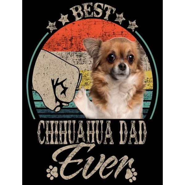 T-shirt herr Pudel Chihuahua - Söt liten hund – T-shirt dam Pudel Chihuahua - Söt liten hund – Vintage grå T-shirt rent grått XL