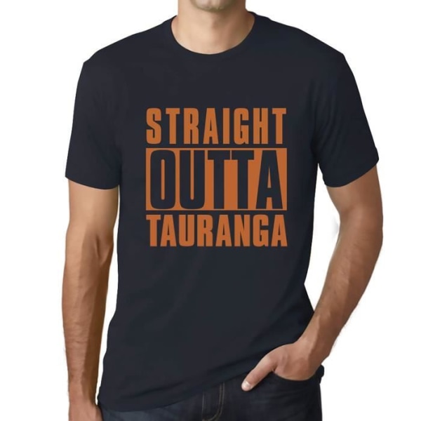 T-shirt herr Straight Outta Tauranga – Straight Outta Tauranga – Vintage T-shirt Marin