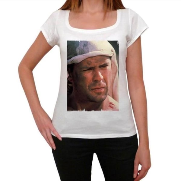 Dam T-shirt Bruce Willis Vintage T-shirt Vit