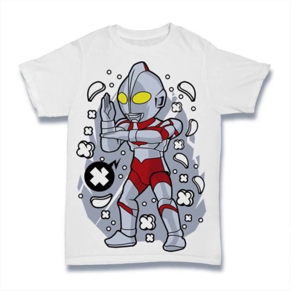 T-shirt för män Giant Monsters - Japansk sci-fi-filmdesign – Giant Monsters - Japansk sci-fi-filmdesign – Vit
