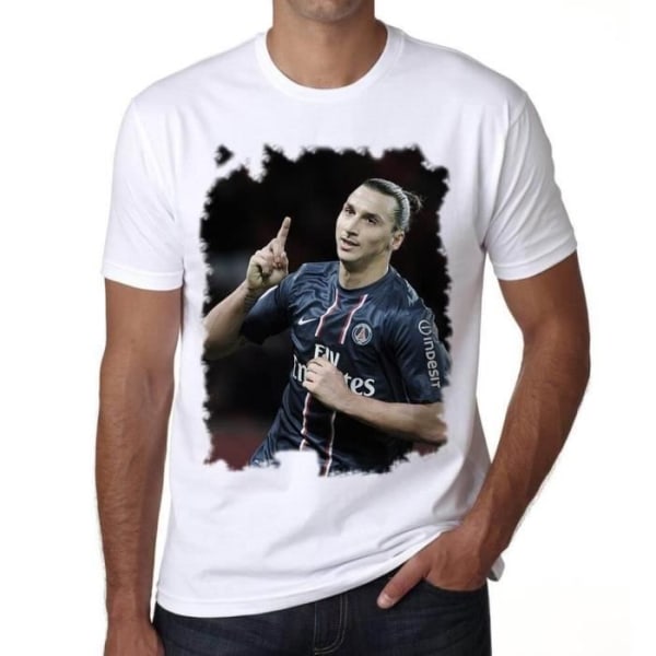 T-shirt herr Zlatan Ibrahimovic Vintage T-shirt Vit