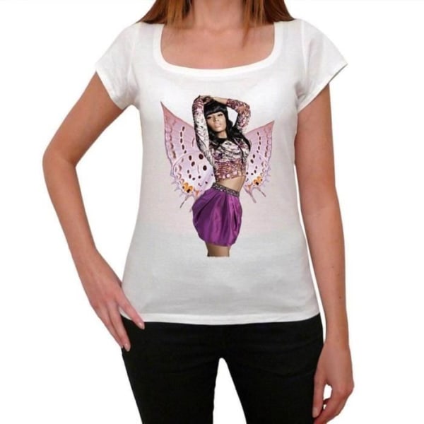 Nicky Minaj Butterfly T-shirt dam – Nicky Minaj Butterfly – Vintage T-shirt Vit