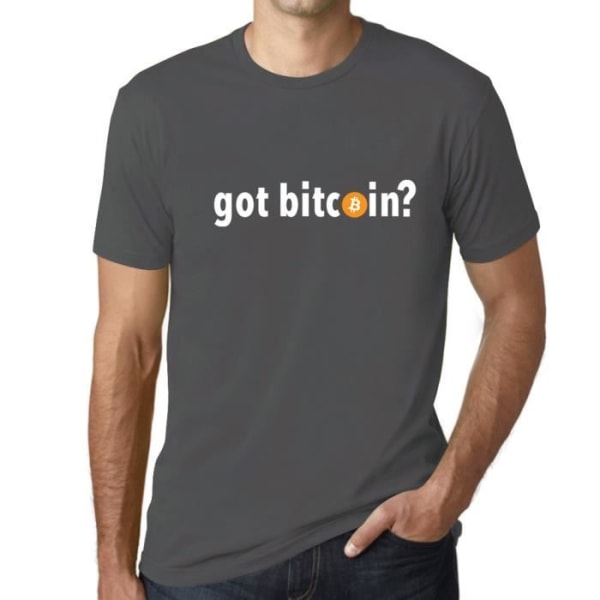 T-shirt för herr Got Bitcoin Logo Crypto Hodl Btc Vintage grå T-shirt Mus grå