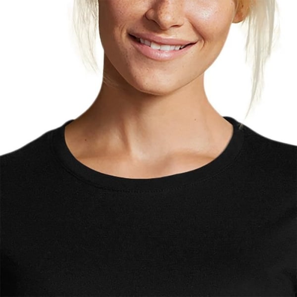 T-shirt med rund hals för damer påstådd struts Letterkenny – påstådd struts Letterkenny – vintage svart t-shirt djup svart