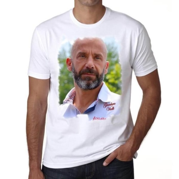T-shirt herr Gianluca Vialli Vintage T-shirt Vit
