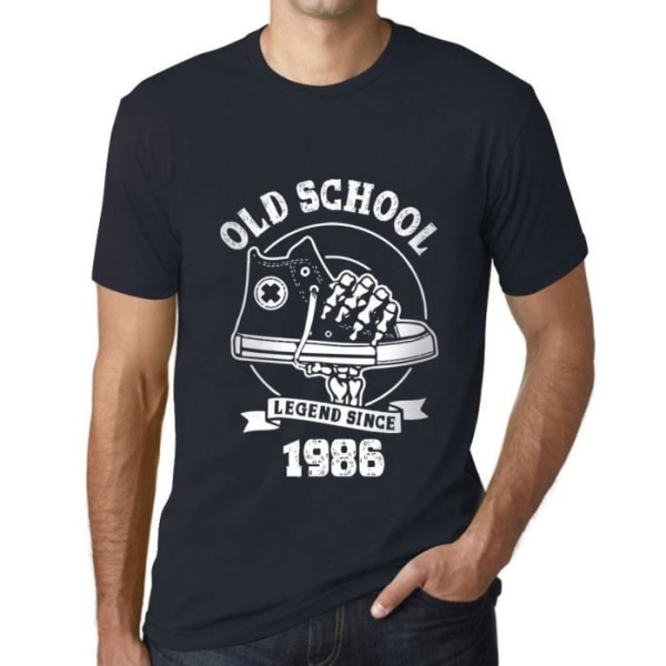 T-shirt herr En Old School Legend sedan 1986 – Old School Legend sedan 1986 – 37 år gammal 37-årspresent T-shirt Marin
