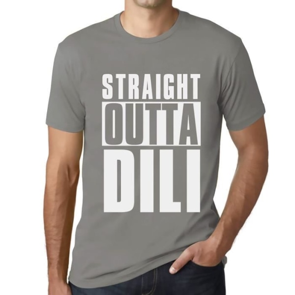 T-shirt herr Straight Outta Dili – Straight Outta Dili – Vintage T-shirt Zink