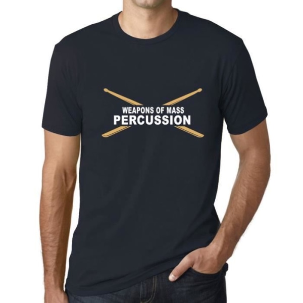 T-shirt för män Massslagverksvapen – Massslagverksvapen – Vintage T-shirt Marin