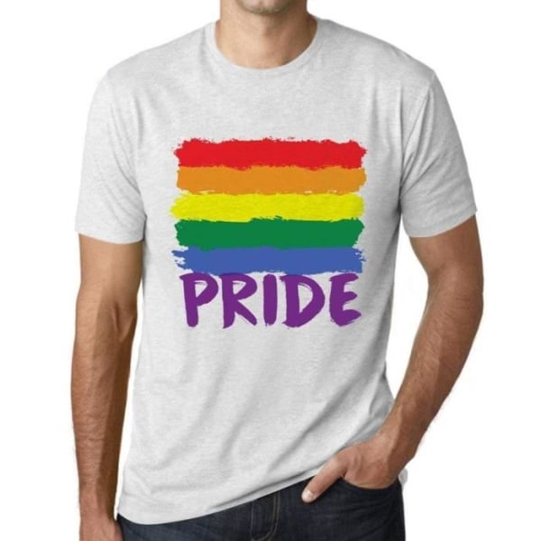 Lgbt Pride T-shirt för män – Lgbt Pride – Vintage vit T-shirt Ljungvit