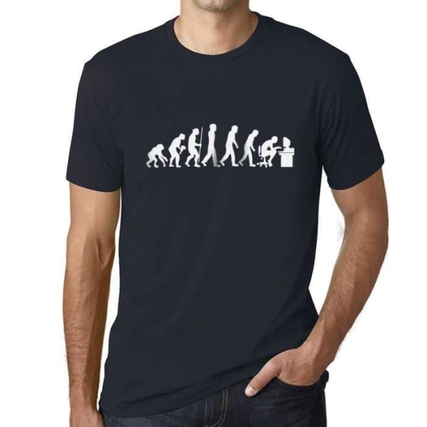 T-shirt herr Evolution of the Species Computer Geek Vintage T-shirt Marin