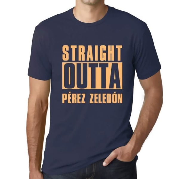 T-shirt herr Straight Outta Pérez Zeledón – Straight Outta Pérez Zeledón – Vintage fransk T-shirt franska flottan