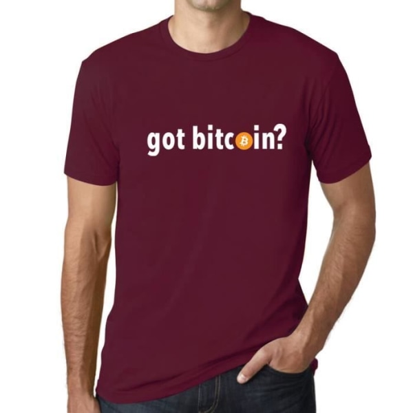 Tee-shirt herr Got Bitcoin Logo Crypto Hodl Btc Vintage T-shirt Bordeaux