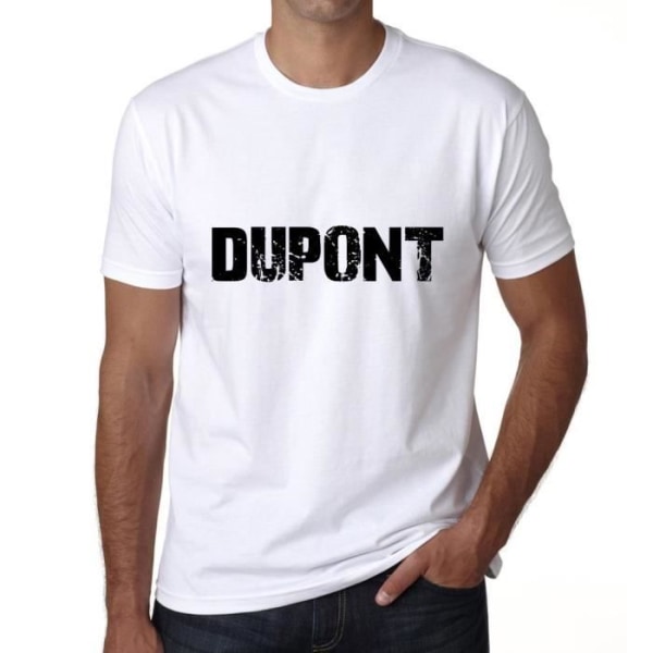 Herr T-shirt Dupont Vintage T-shirt Vit